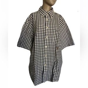 Tommy Hilfiger Mens XL Short Sleeve Plaid Shirt